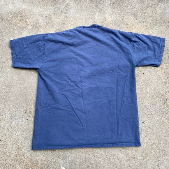 Blue Russell Athletic Pocket T Shirt - Picture 3 of 4